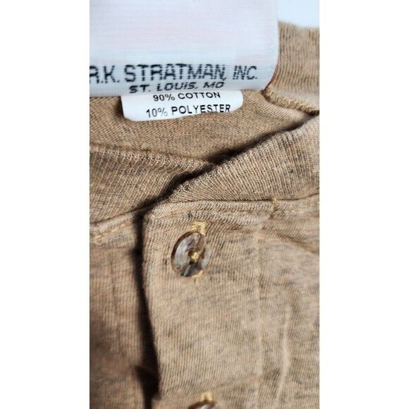 Harley-Davidson Deadwood SD Men's XL Quarter Button Cotton Blend T-Shirt - Picture 4 of 6